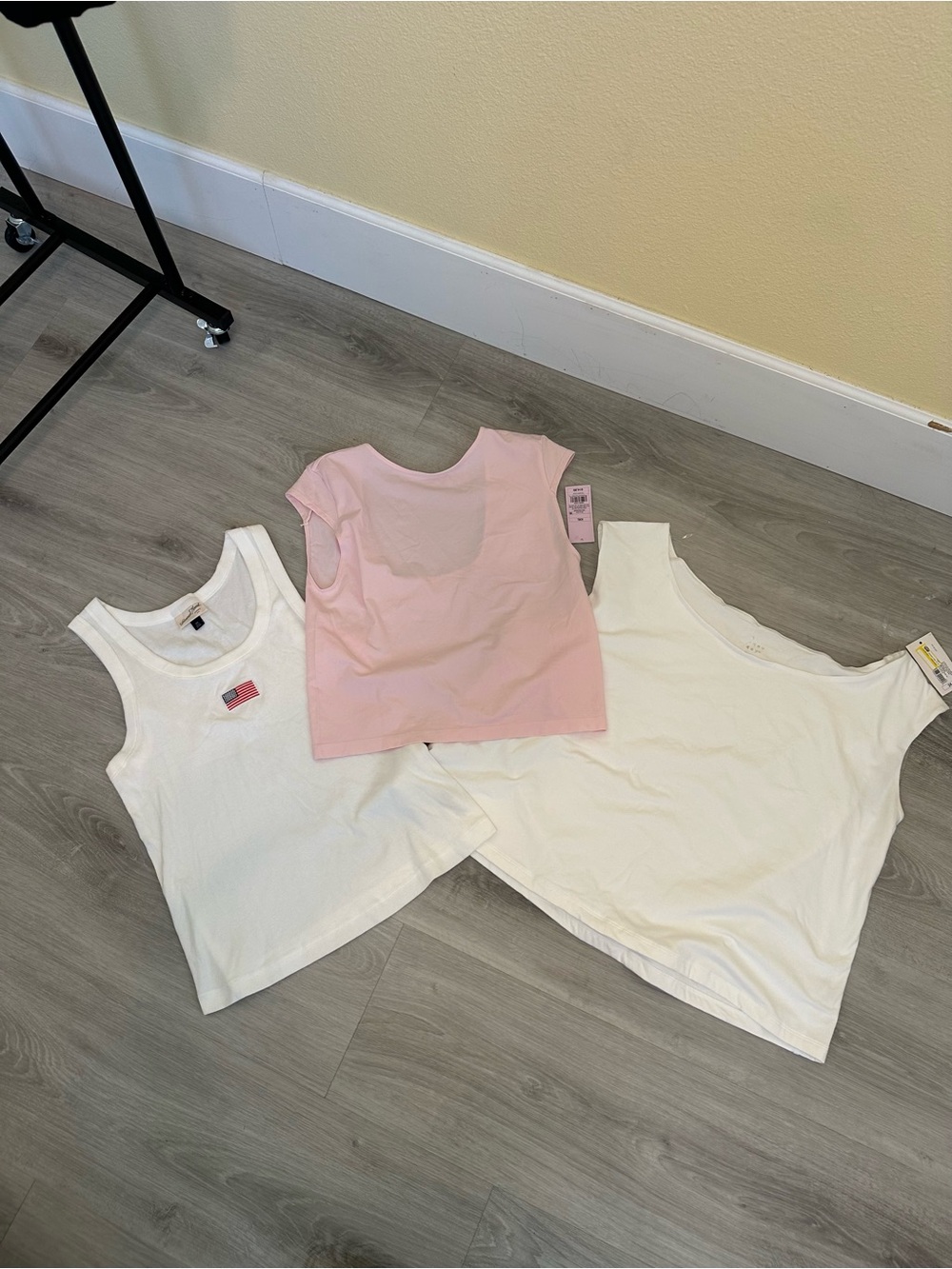 Target Pink and White Women's Sleeveless Tops Set